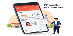 umang app se face kyc pf