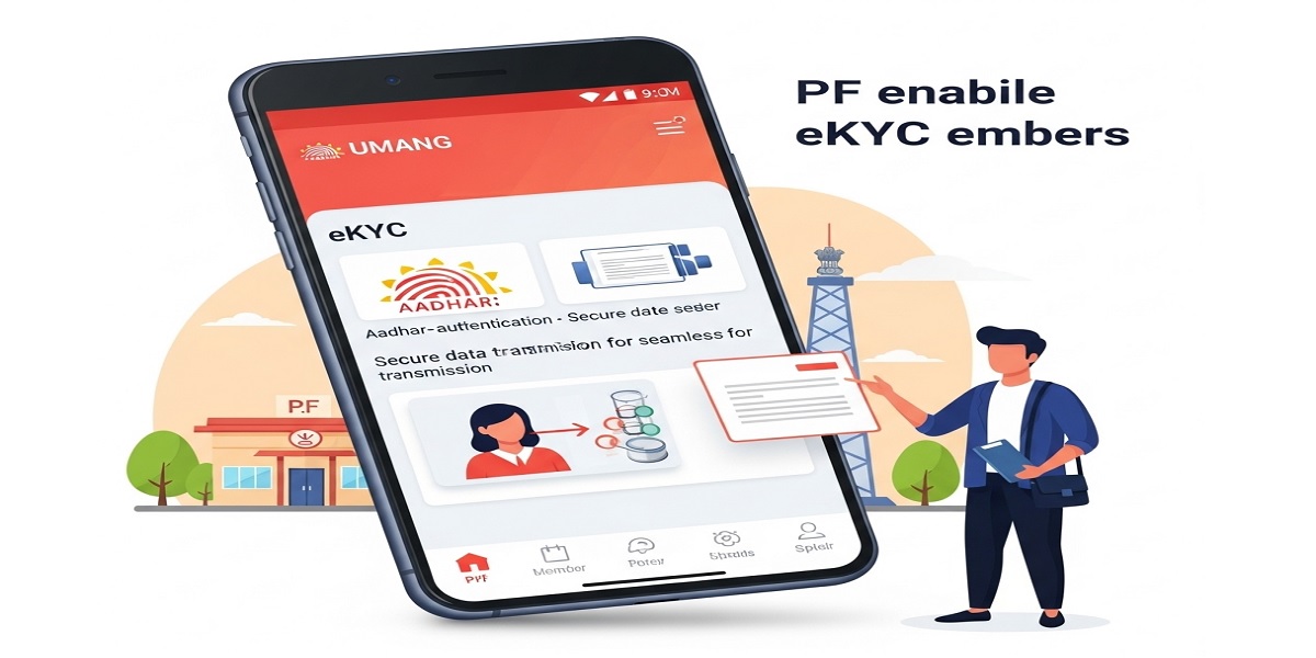 umang app se face kyc pf