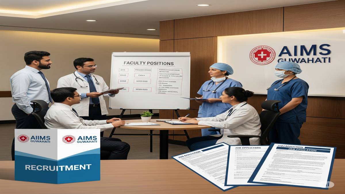 aiims guwahati faculty recruitment 2025