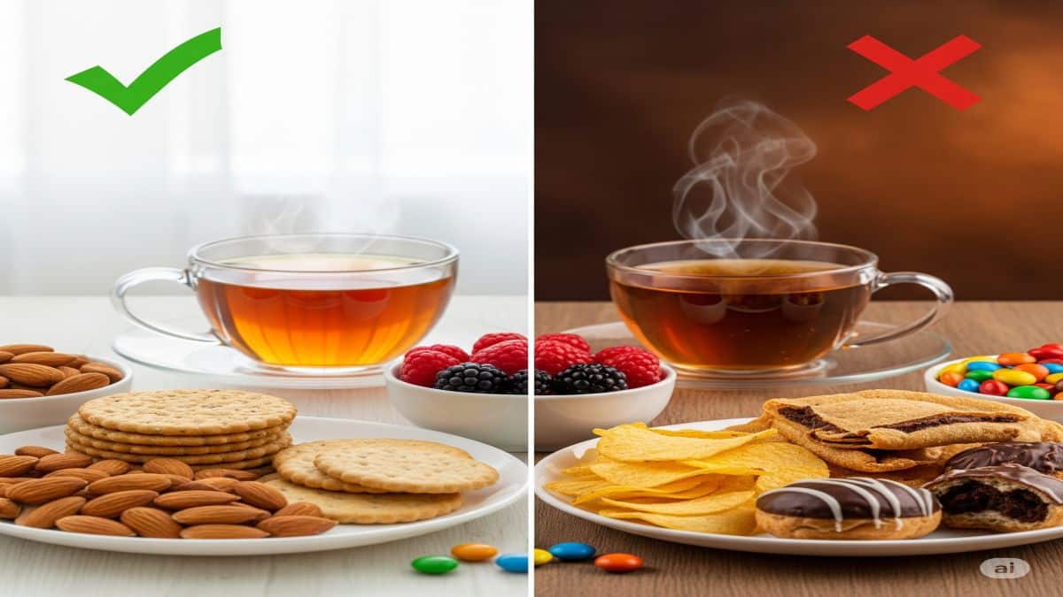 What Not to Eat with Tea health tips