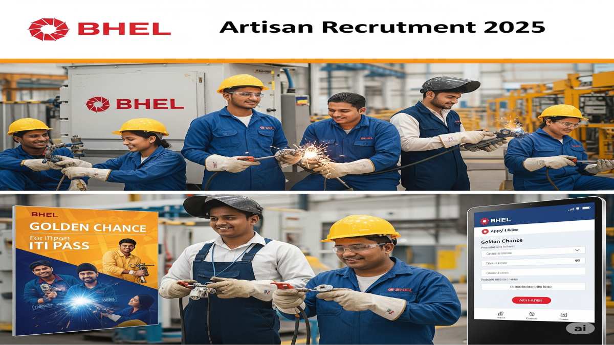 bhel artisan job recruitment 2025 apply