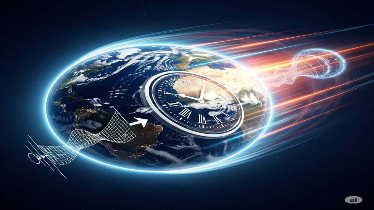 earth rotation speed increase time change