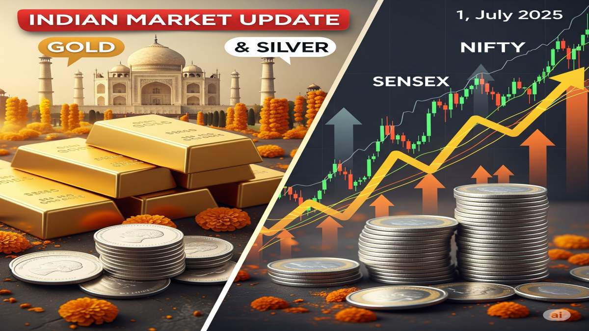 gold silver sensex market update