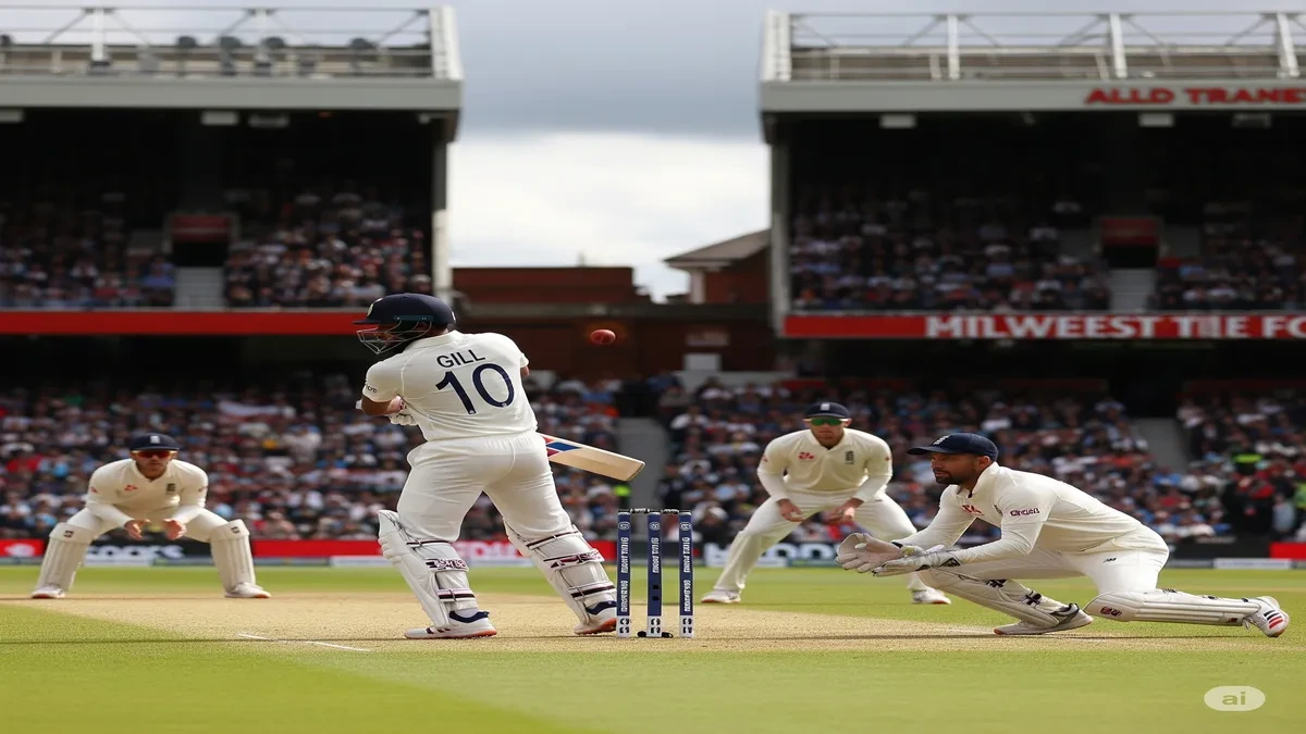 india Vs england manchester test Cricket gill decider