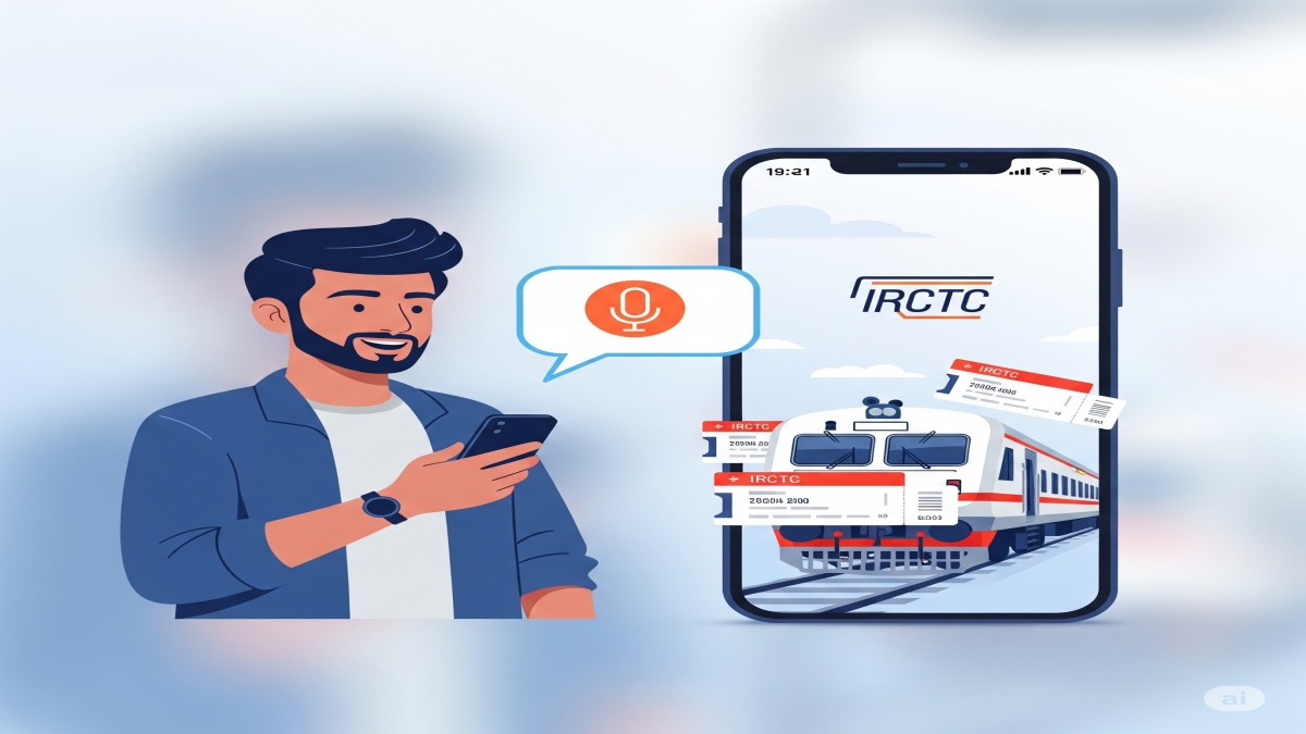 irctc voice ticket booking askdisha hindi india