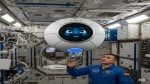 AI robot cimon International space station demo pic