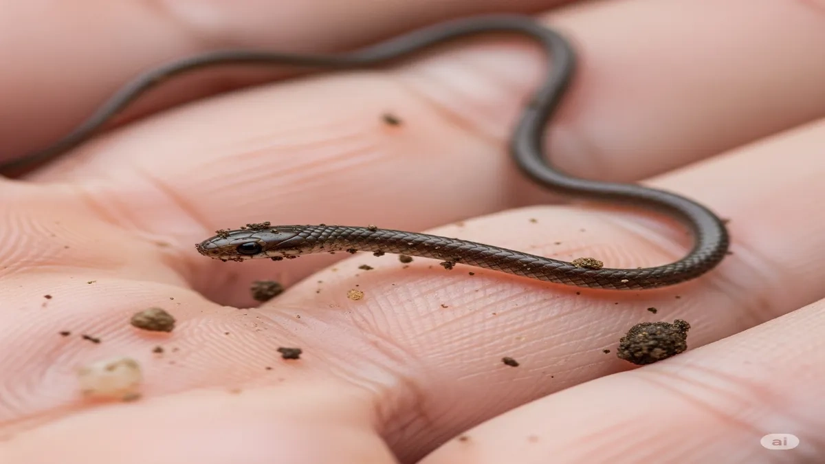 Snake World Smallest Blind Snake