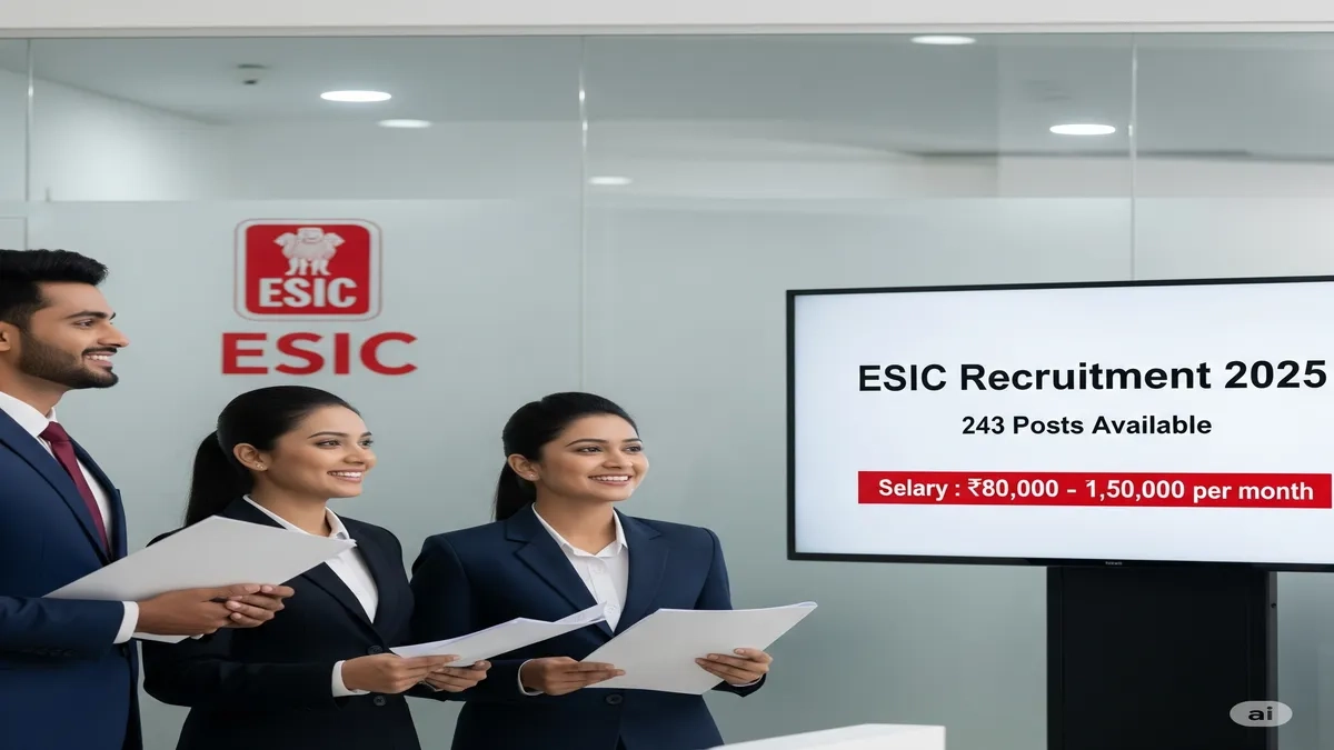 esic recruitment 2025 jobs