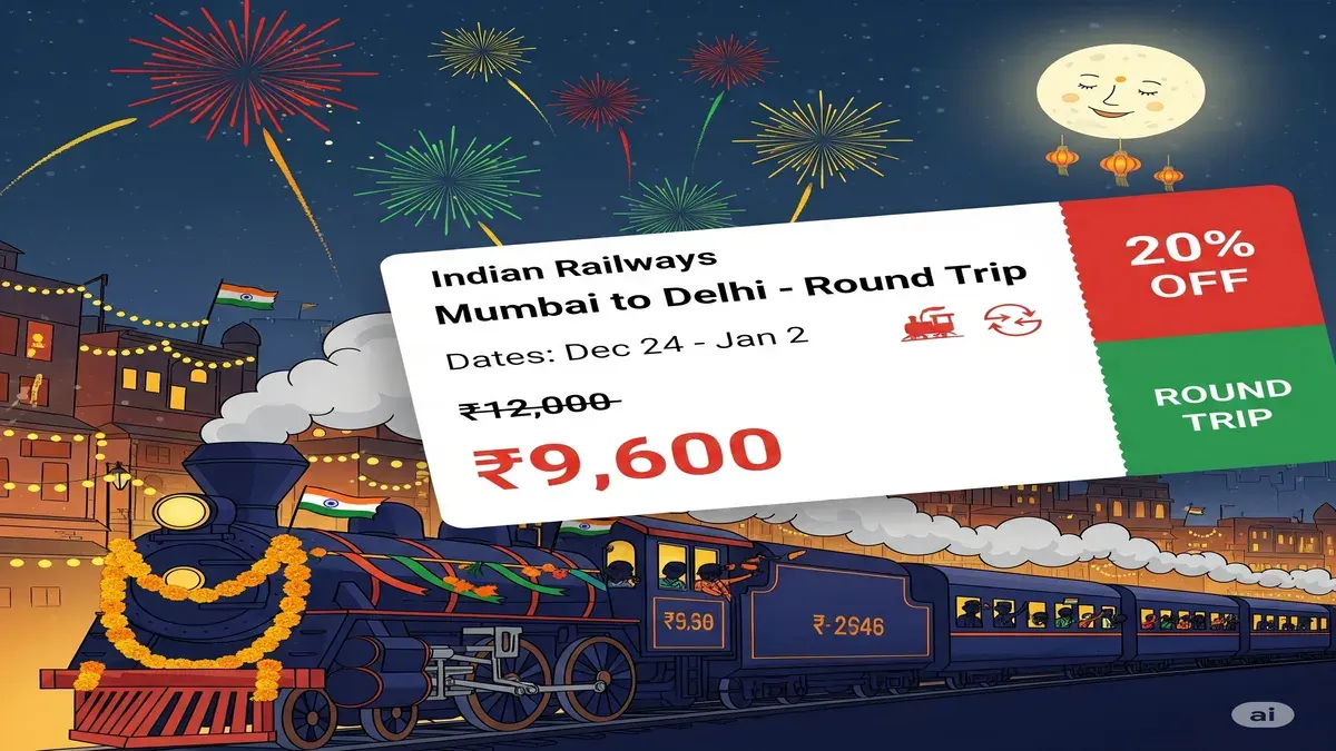 festival train ticket discount 2025