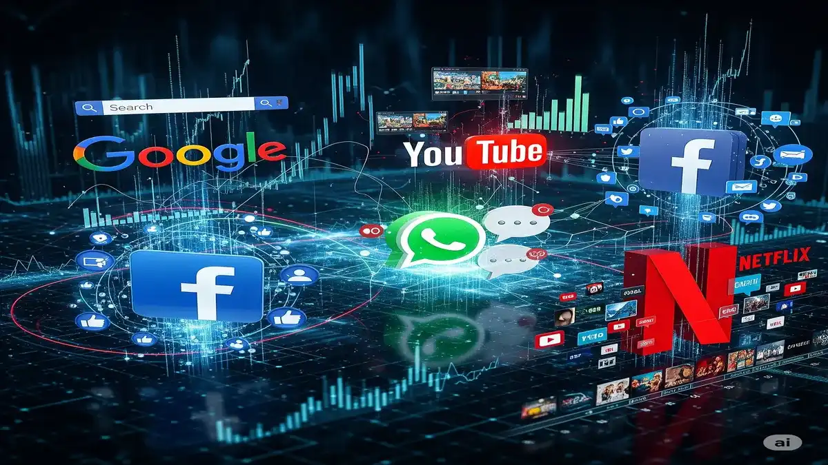 google youtube facebook whatsapp who is number one