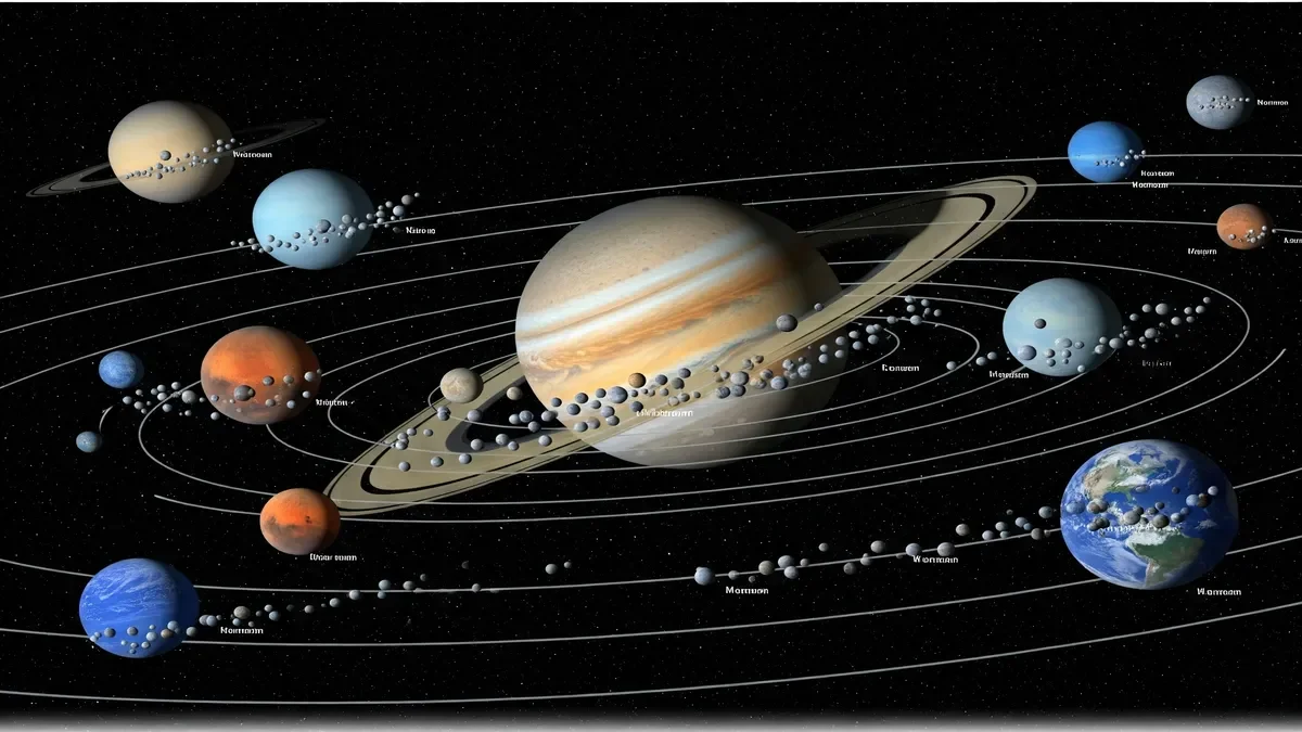 how many moons in our solar system
