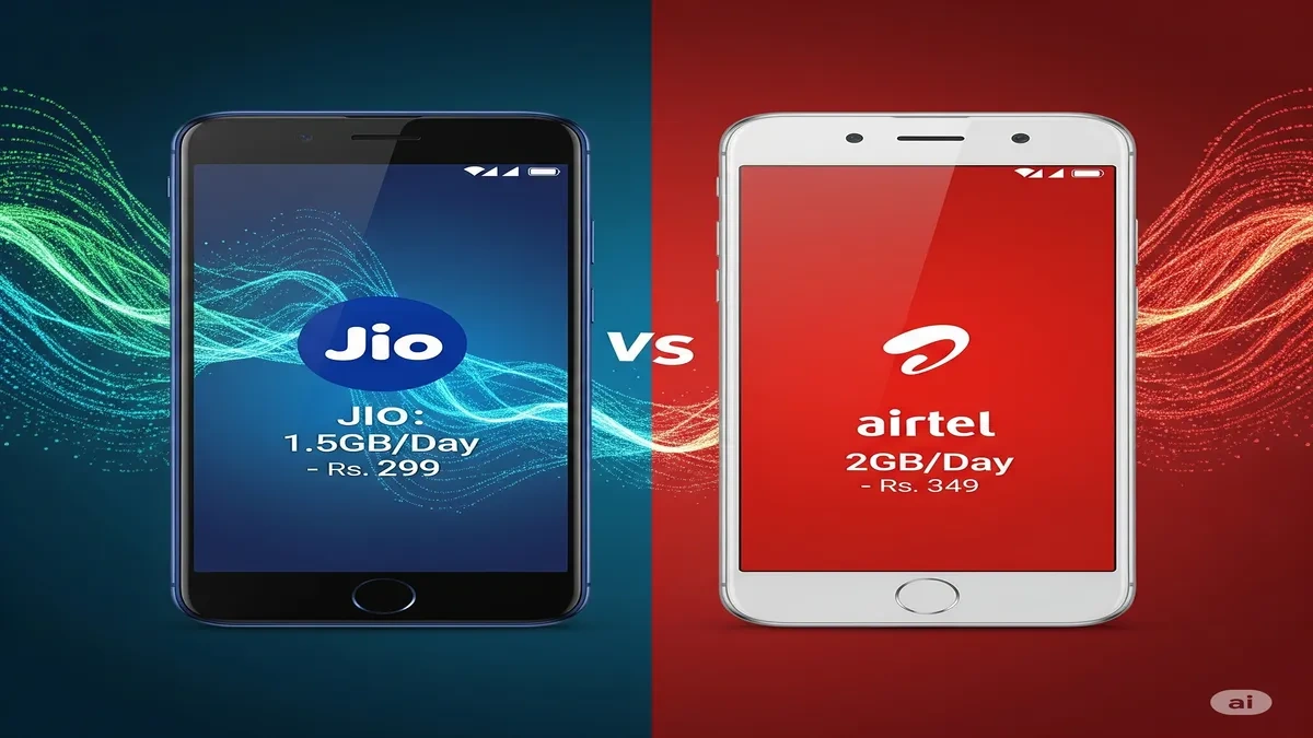 jio vs airtel data add on recharge plan