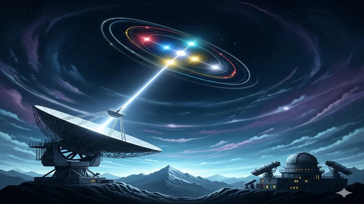 space mystery quadruple star system science
