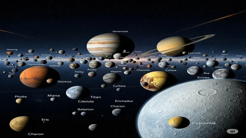 total moons in solar system