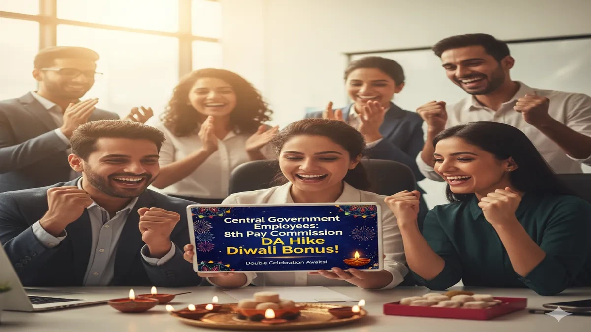 Central Government Employees, 8th Pay Commission, DA Hike, Diwali Bonus, Sarkari Naukri
