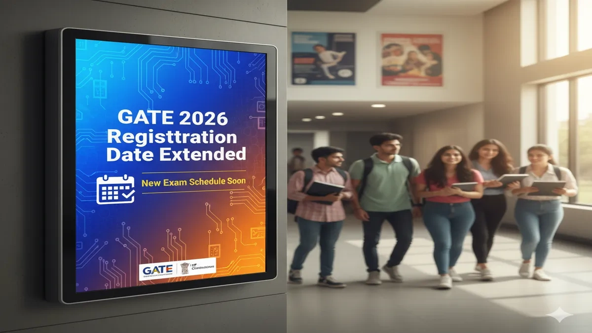 GATE 2026 Registration Date Extended, New Exam Schedule Soon