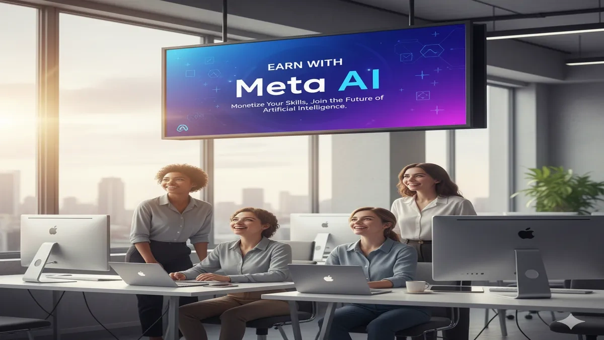 earn, meta AI, hindi ai job Earning, Work in Home
