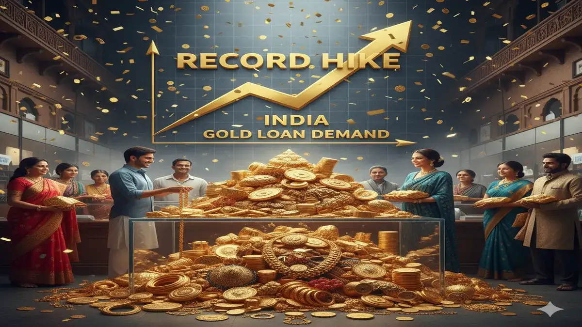 gold loan, demand, record, hike, india