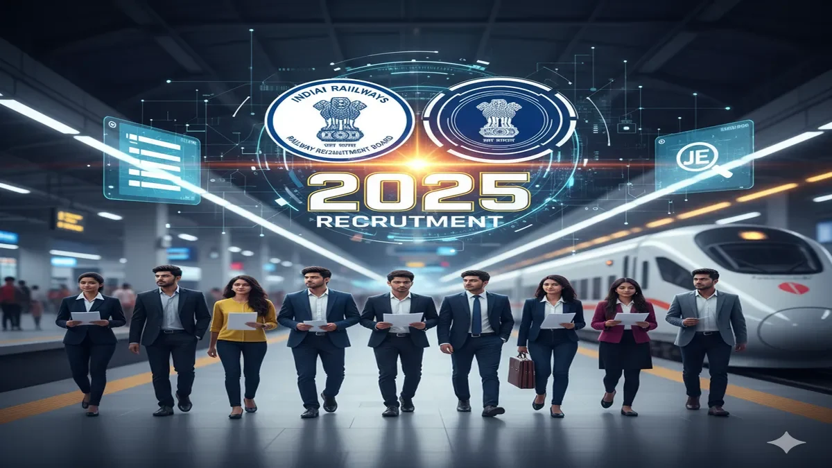 Job In Railway, RRB JE 2025, Railway Recruitment, Junior Engineer, Government Jobs