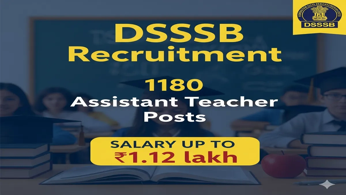 jobs alert dsssb recruitment 2025
