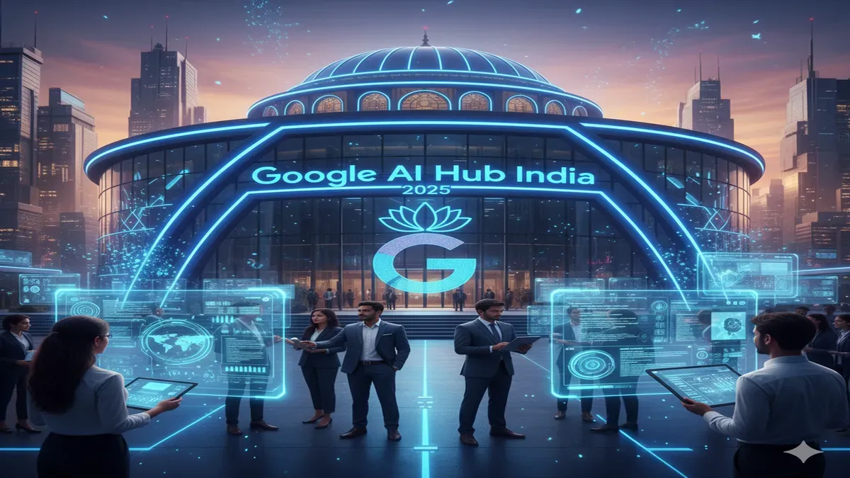 Google AI India, AI Hub Visakhapatnam, Adani Data Center, Digital India, Artificial Intelligence