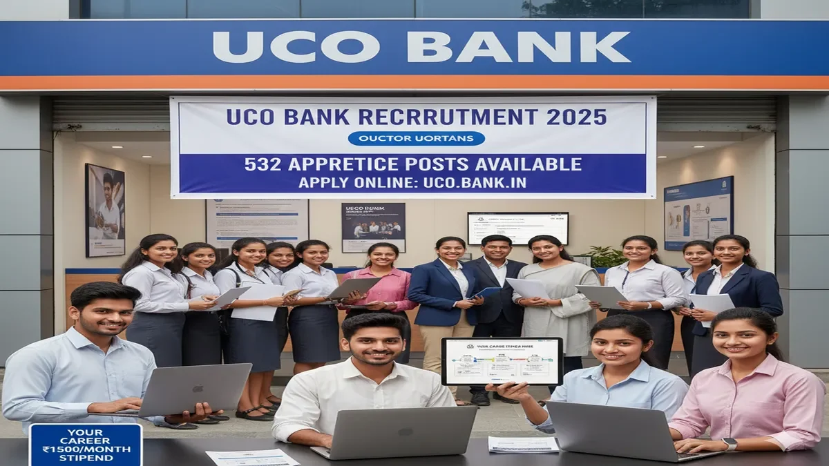 Job In UCO Bank, UCO Bank Recruitment, Apprentice Vacancy, Bank Jobs, Sarkari Naukri