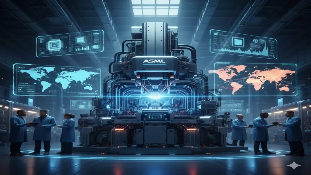 एएसएमएल चिप युद्ध, ईयूवी मशीन, सेमीकंडक्टर, चिप एक्ट, भू-राजनीति, ASML Chip Yuddh, EUV Machine, Semiconductor, Chip Act, Geopolitics