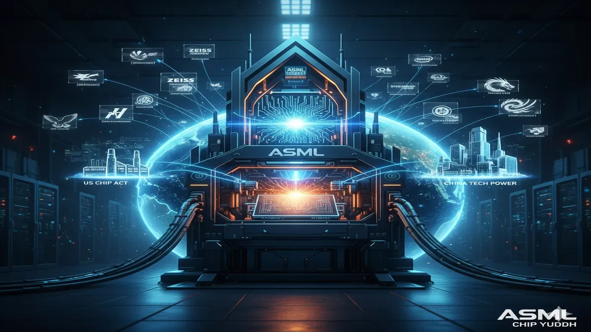ASML Chip Yuddh, EUV Machine, Semiconductor, Chip Act, Geopolitics, ASML, Chip
