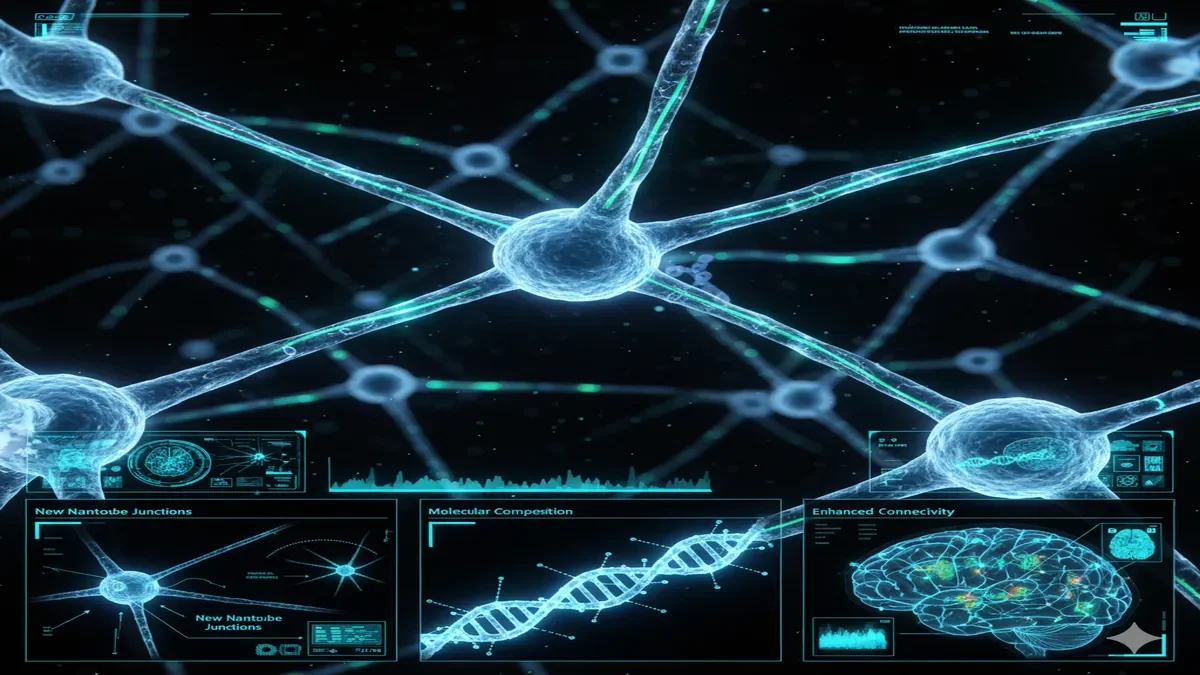 New Discovery Brain, Dendritic Nanotubes, Alzheimer's Research, Neuron Communication, Synapses