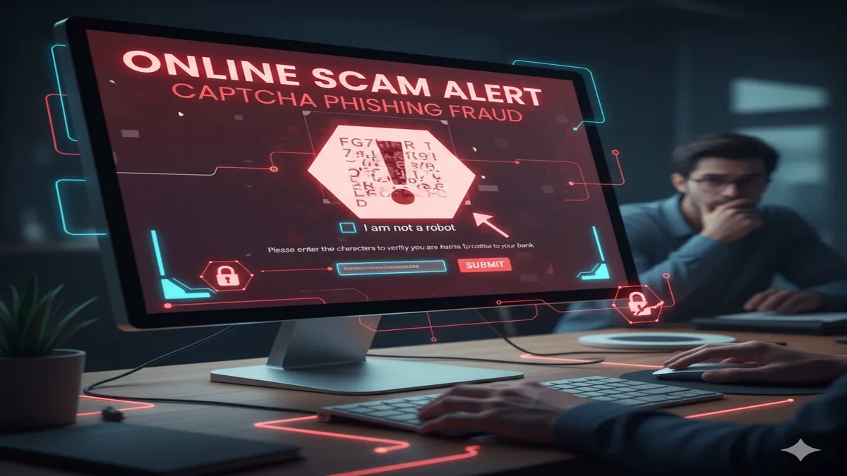 Online Scam Alert, Phishing Scam, Cyber Fraud, Captcha Scam, Cyber Security