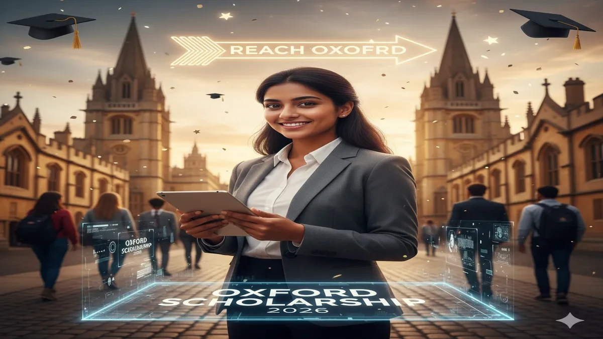Oxford Scholarship 2026, Reach Oxford, Study Abroad, Free Education, UG Scholarship