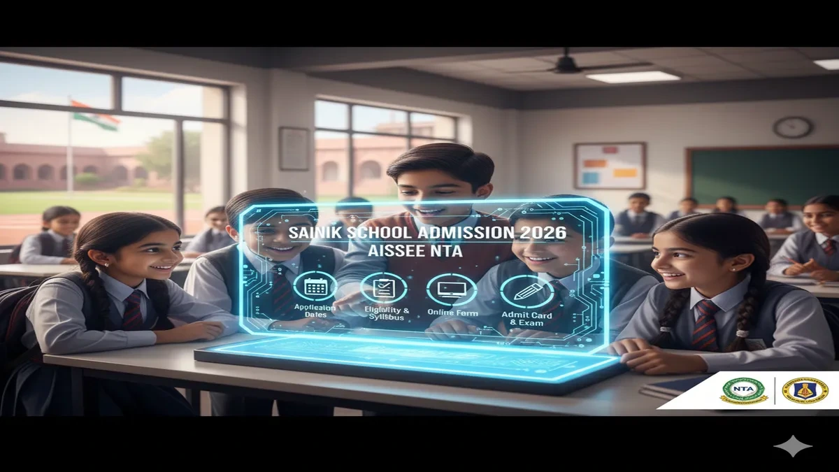 Sainik School Admission, AISSEE 2026, NTA Admission, NDA Preparation, Sainik School Fee