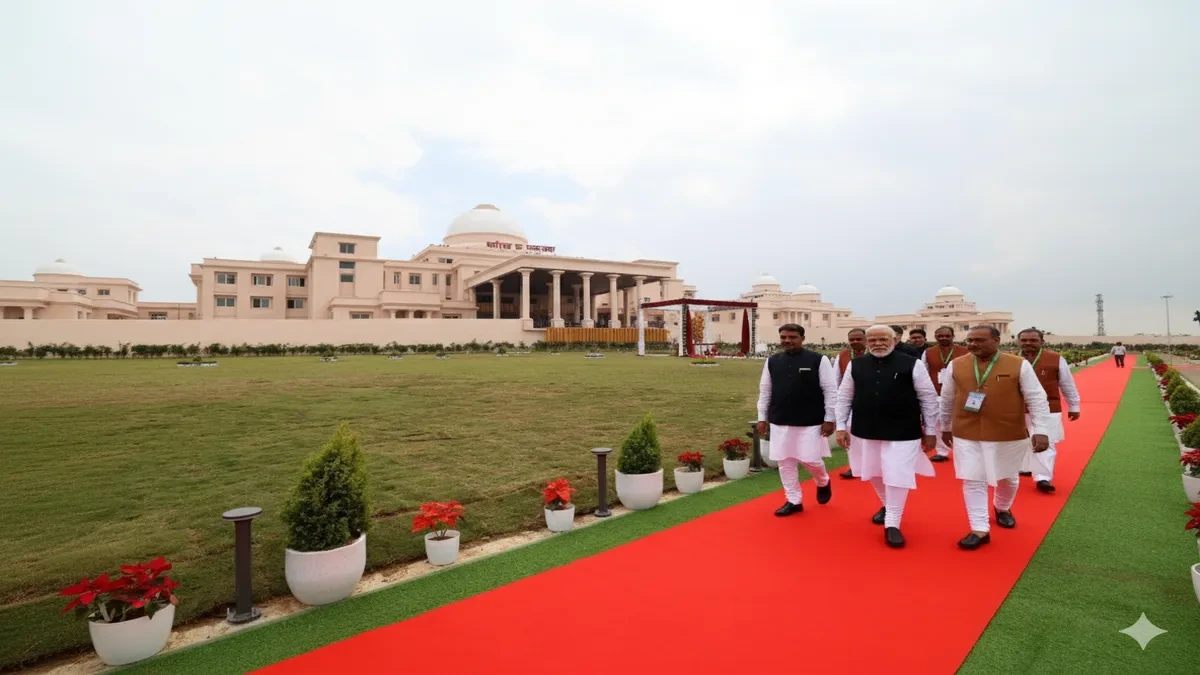 नवा रायपुर नया विधानसभा, Chhattisgarh New Assembly, PM मोदी उद्घाटन, PM Modi Inauguration, ₹324 करोड़ भवन राष्ट्रपति भवन, Rashtrapati Bhavan, छत्तीसगढ़ विकास, Chhattisgarh Vikas, नवा रायपुर विधानसभा भवन, Vidhan Sabha Bhawan, नरेंद्र मोदी, Narendra Modi, राज्य की पहचान लोकतंत्र, Democracy, नया रायपुर, Naya Raipur, अत्याधुनिक भवन छत्तीसगढ़, Chhattisgarh, नया निर्माण, New Construction, सरकारी भवन