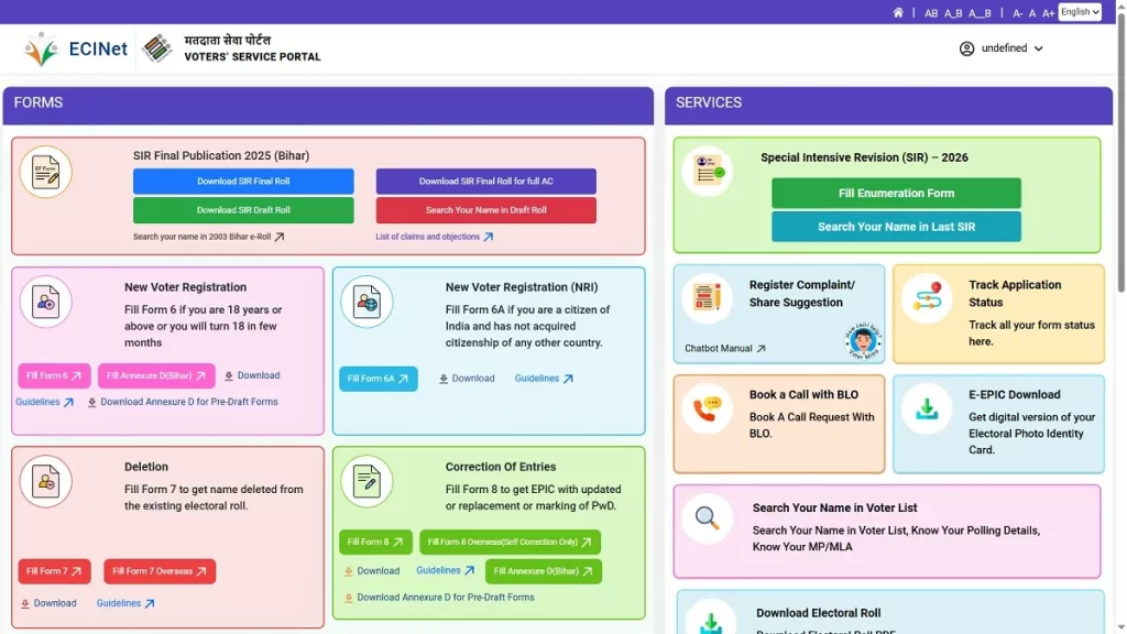 How To Submit SIR Form Online, SIR Form kaise bhre, ECI, Voter List Verification, Aadhaar Linkage, BLO Process