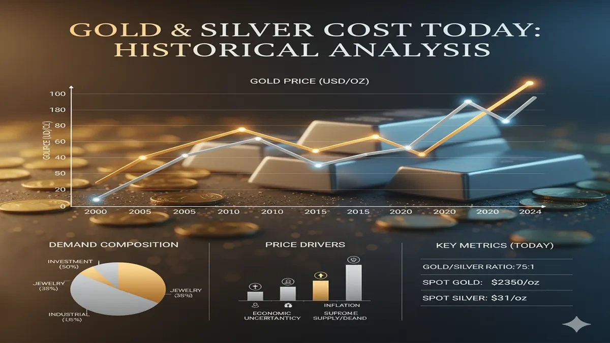 Gold Silver Cost, Gold Price Today, Silver Rate, Gold Historical Data, Gold Investment