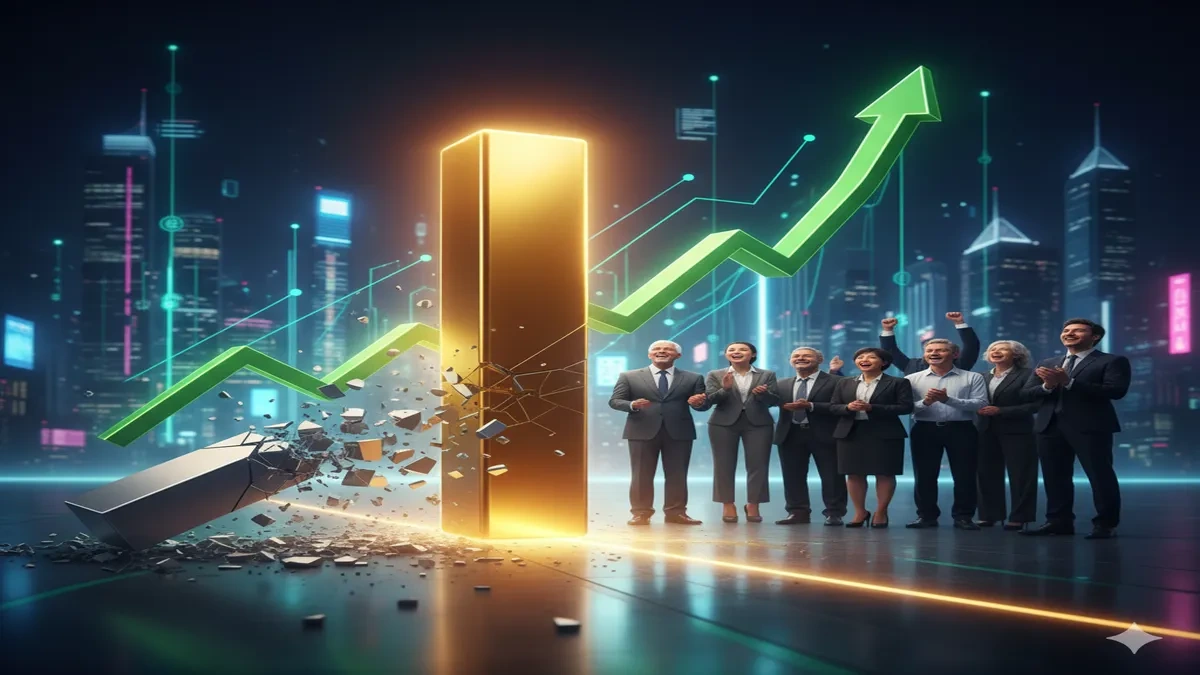 gold, silver, market