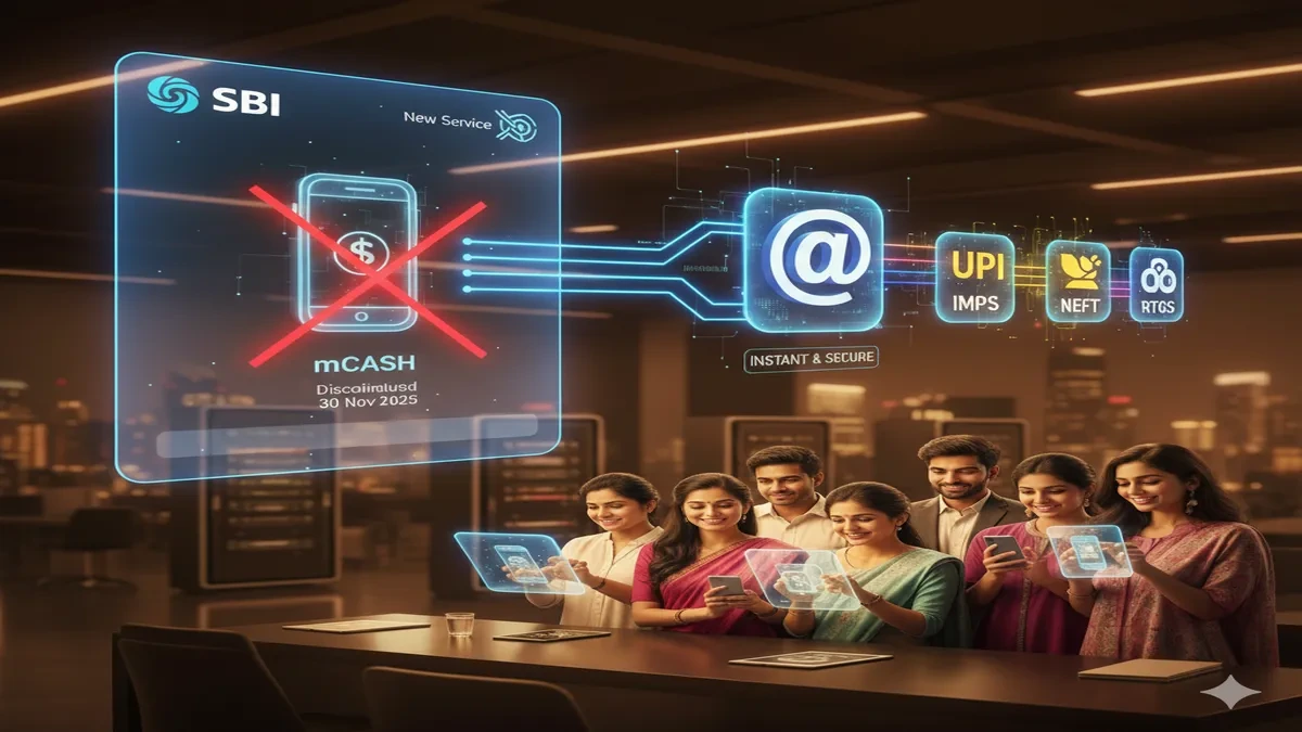 SBI New Service, mCASH Discontinue, UPI, YONO Lite, Digital Banking