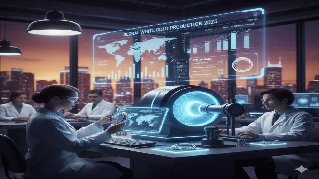 white gold mining, purity check