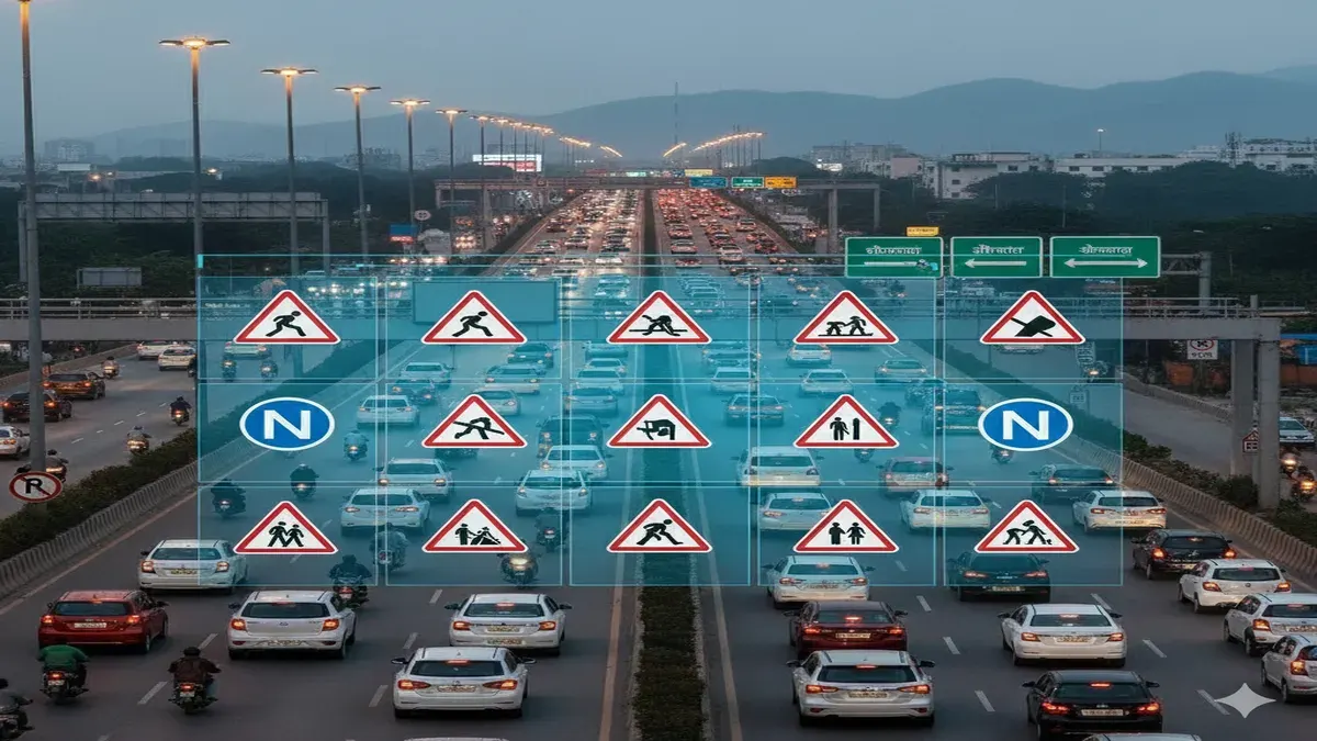 Essential Traffic Signs, Road Safety, Traffic Rules, Mandatory Signs, Cautionary Signs.