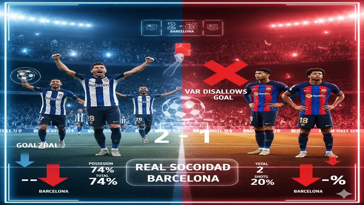 La Liga Table 2026, FC Barcelona News, Real Madrid Standings, Spanish Football Race, Anoeta Match Result