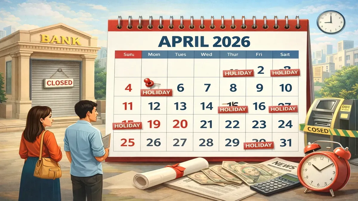 Bank, Holiday, April, 2026, बैंक