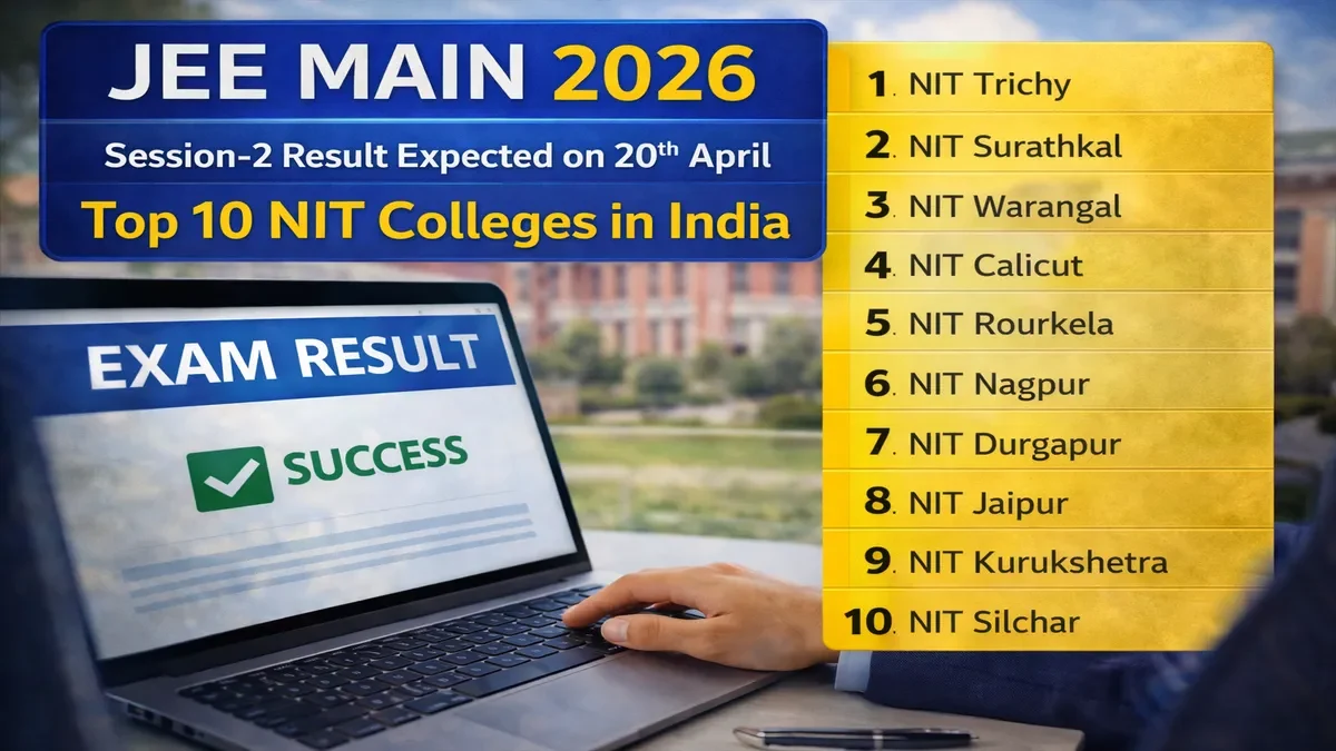 JEE, Main, 2026, Result, Top 10 NIT
