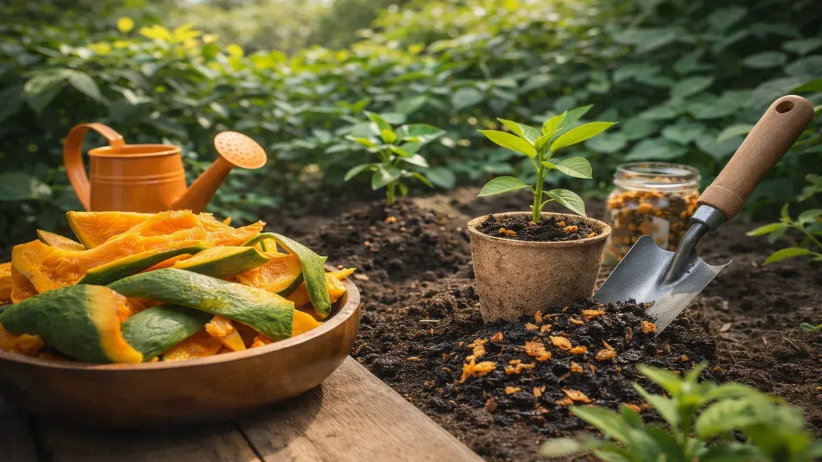 Papaya Peel, Fertilizer, Kitchen Waste