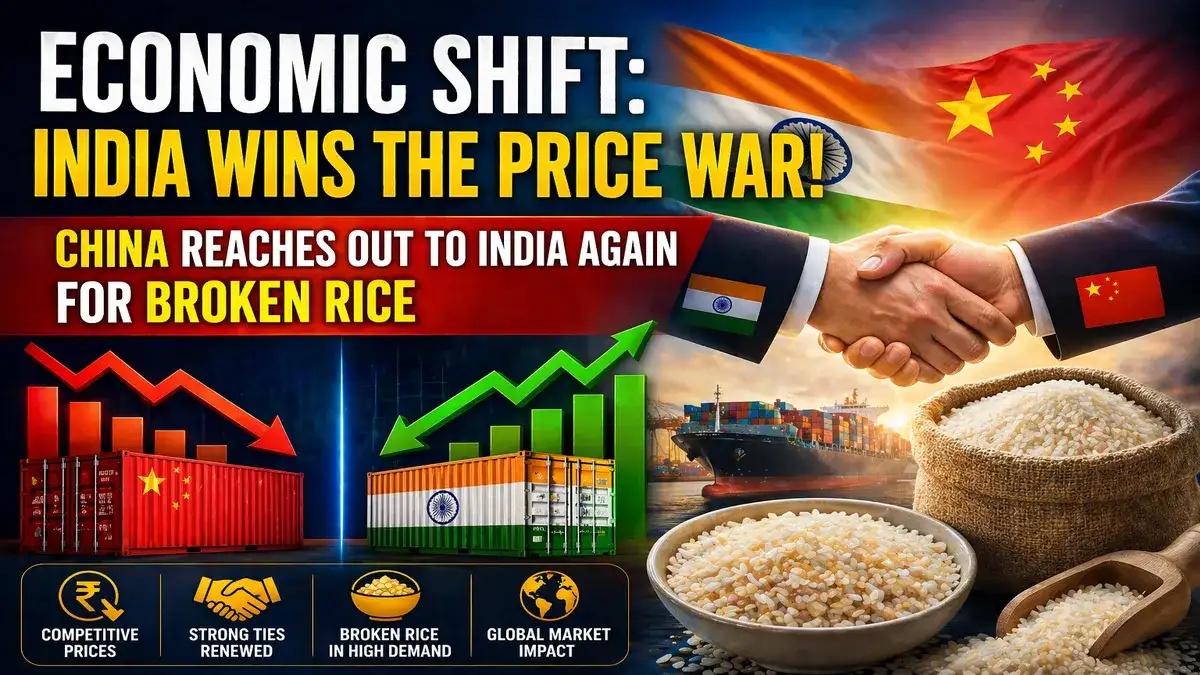 Broken Rice trade india china