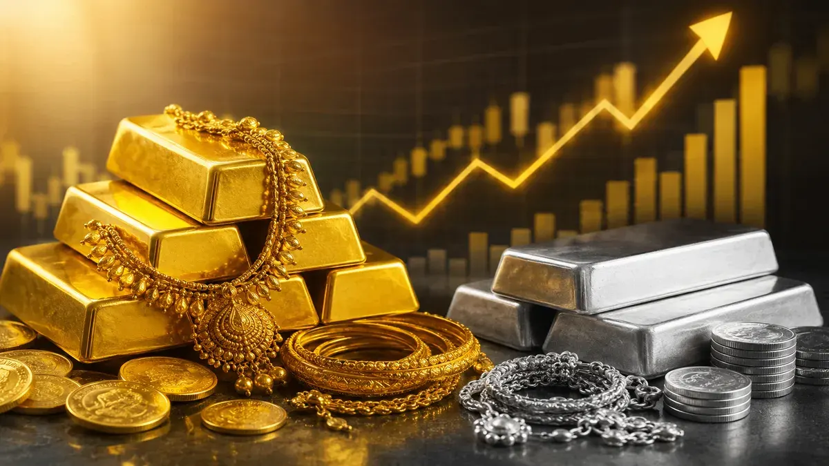 Today Gold Silver Price