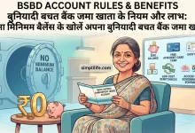 Zero Balance BSBD Account Rules & Benefits RBI