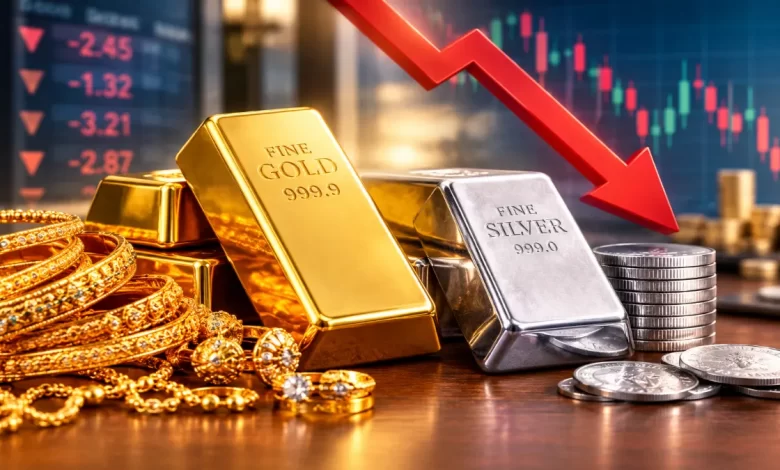 Gold, Silver, Metals