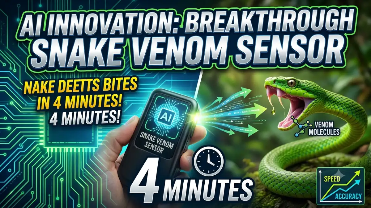 Snake, Venom, Detection, AI Sensor, सांप का जहर, एआई