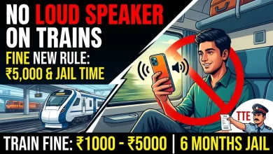 Indian Railways, भारतीय रेलवे, Train Fine Rule, ट्रेन नया नियम, Railway News
