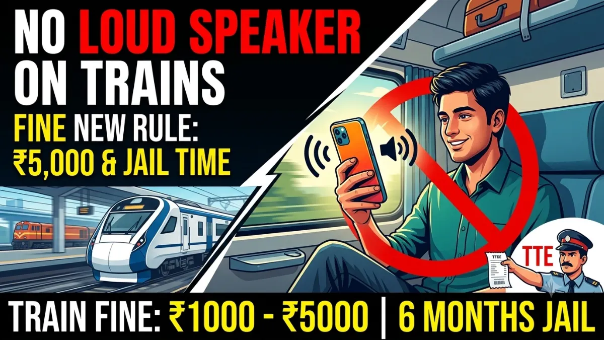 Indian Railways, भारतीय रेलवे, Train Fine Rule, ट्रेन नया नियम, Railway News